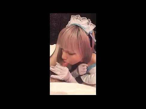❤️ Japanese Idol [mayuka], pakaian pembantu rumah Perancis, bahagian 1, blowjob dan jerk dengan losyen ️ Video persetan  pada ms.nudexxx.ru